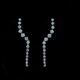 KKER0036-Radiant Diamond Illusion Drop Earrings