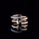 KKR0039- Eclipse Wave Diamond Ring