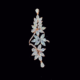 KKR269-Garden Glam: Marquise Diamond Vine Ring