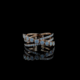KKR292-Infinity Twist Rose Gold Diamond Ring