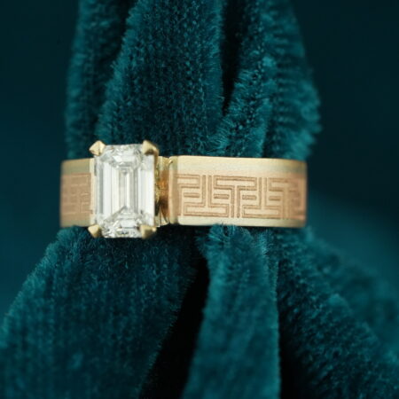 KKM0020- The Titan Emerald Cut Men’s Ring – Bold. Distinct. Unstoppable.