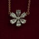 KKNK021- The Bloom Diamond Pendant – A Floral Fantasy in Gold